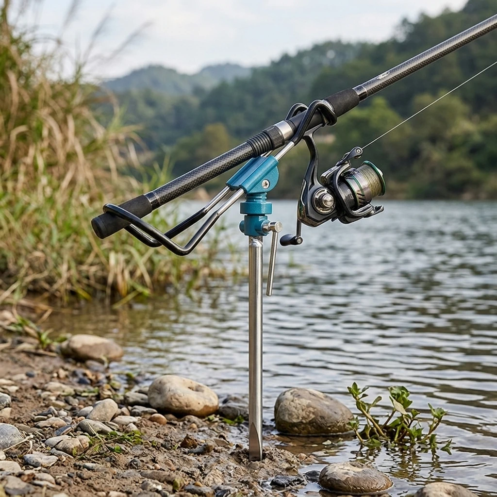 Fishing Rod Rack - Universal Fishing Rod Support Rack Durable