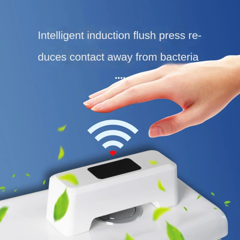 Touchless Automatic Flush Toilet Sensor Infrared Motion Induction Switch - Household Toilet Flush Valve for Easy Cleaning