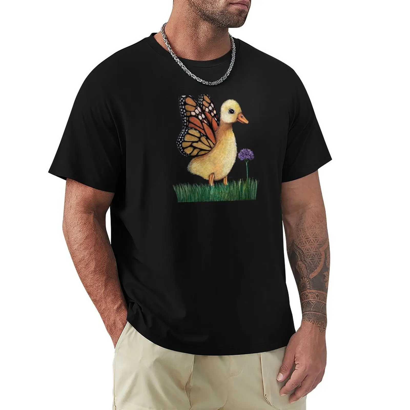 Butterfly Duckling T-Shirt Performance Workout Short Sleeve Tee