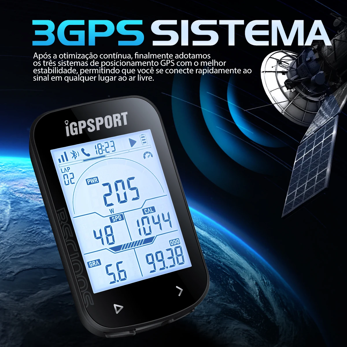 iGPSPORT BSC100S GPS Odometer Cycling Bike Computer Sensors Cycl Speedomet Riding Cycling Speedometer 2.6‘’ large screen