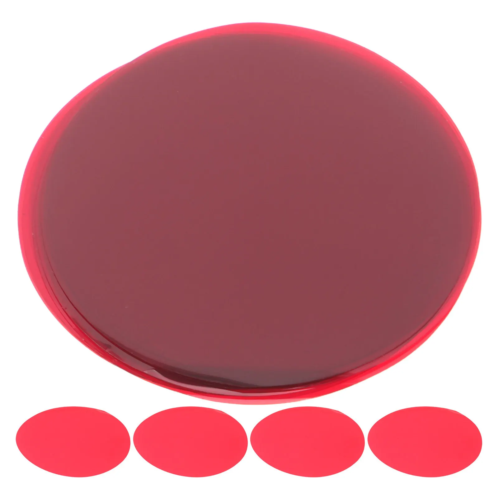 20Pcs Atmosphere Light Replacement Self Adhesive Warm Light Diffuser Film Round Color Correction Sheets for LED Lamps Spotlights