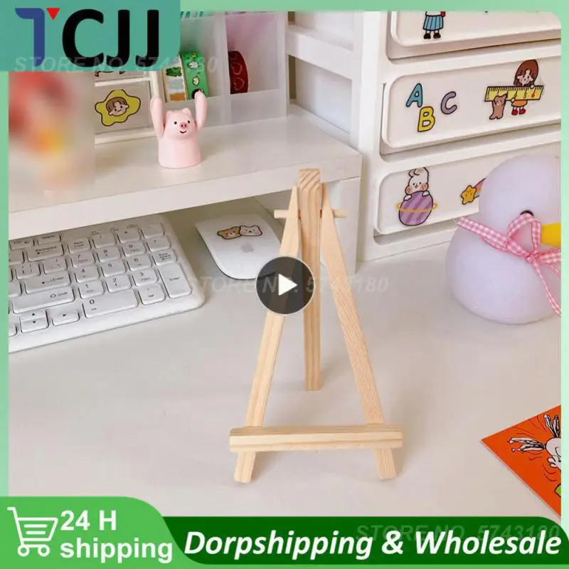 

Tablet Stand for IPad Kindle Desktop Adjustable Wooden Holder Mini Easel Tablet Accessories