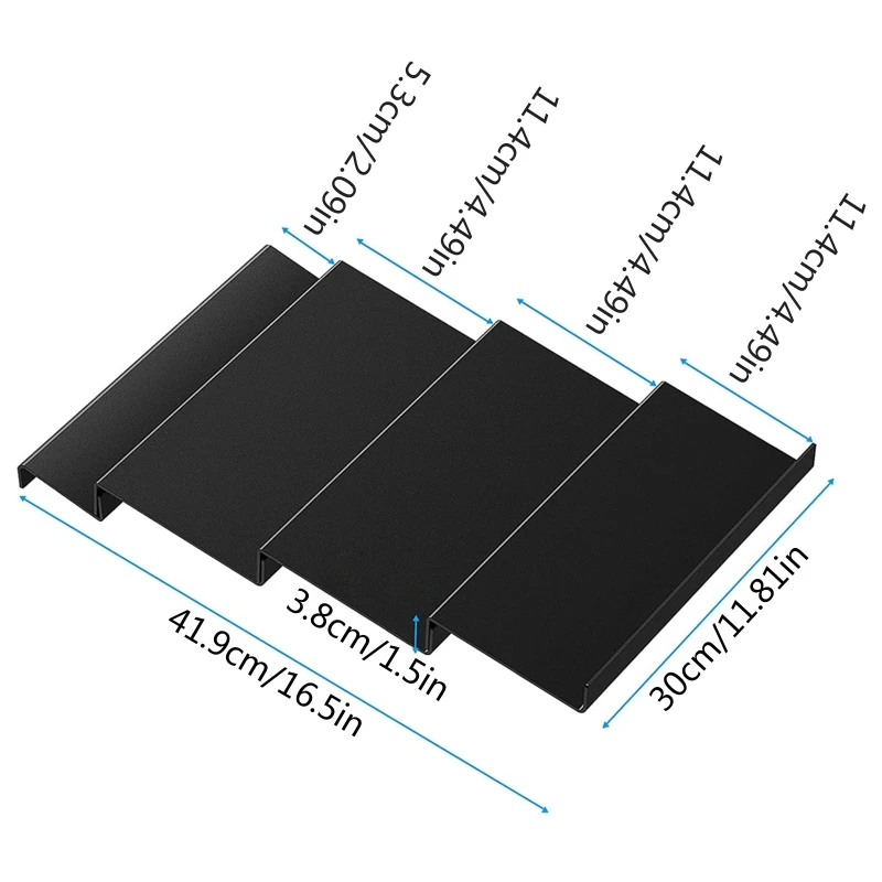 Gewürzschubladen-Organizer, 4 Etagen, Gewürzflaschen-Aufbewahrungsregal, Acrylmaterial für Zuhause, Schlafzimmer, Wohnzimmer,