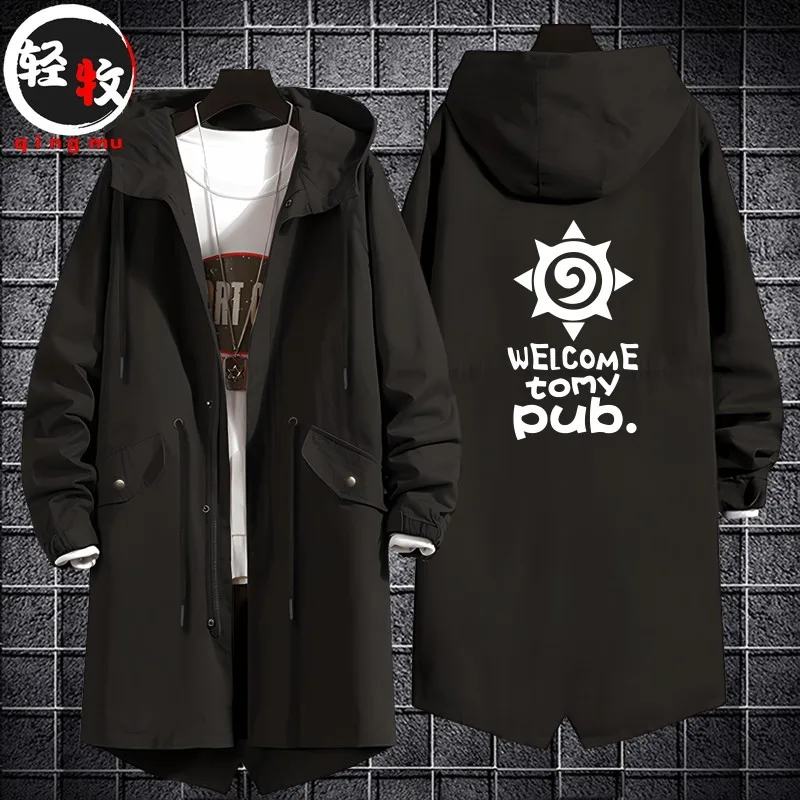 

Куртка-ветровка Hearthstone на весну, осень и зиму, средней длины, с капюшоном, хлопковая, модная брендовая верхняя одежда