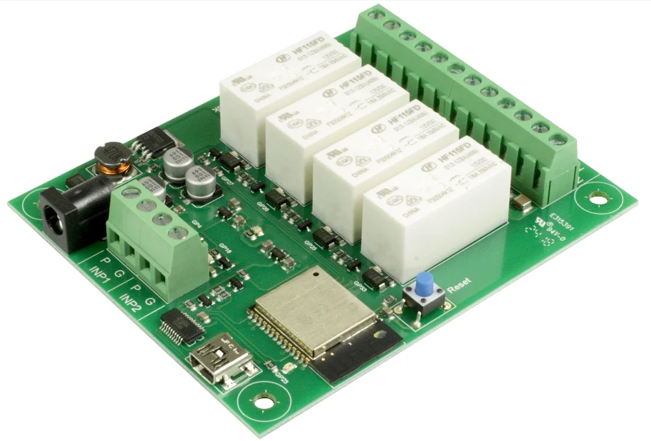 ESP32LR42 - WIFI 4 X 16A Relays Electronic Module Development Board