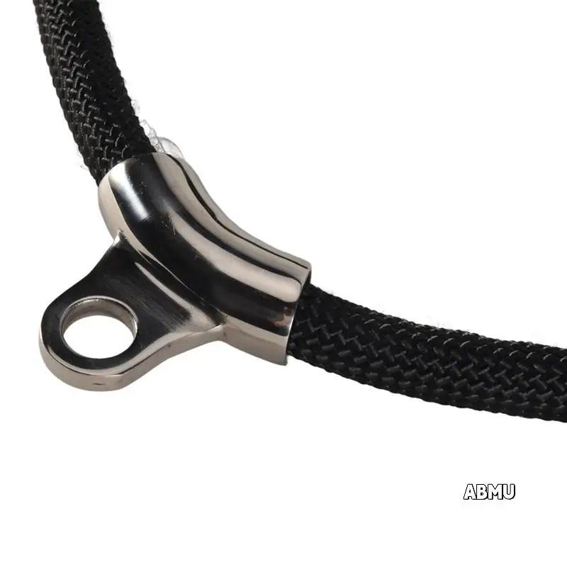 

4X Ergonomic Triceps Rope Pull Down With Anti-Slippery Natural Rubber Grip For More Muscle Fibers-Gym Rope Push Downs