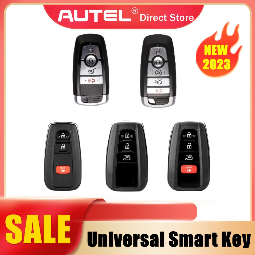 

5PCS AUTEL Universal Smart Key used with MaxiIM KM100 IM508S IM608 PRO Key Tool