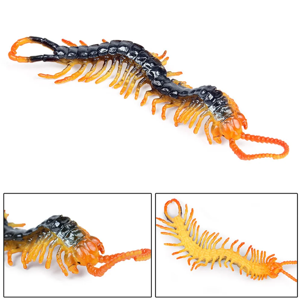 Artificial Centipedes Toy Party Prank Favors Fake Scolopendra Toys Simulated Realistic Bugs Childrens