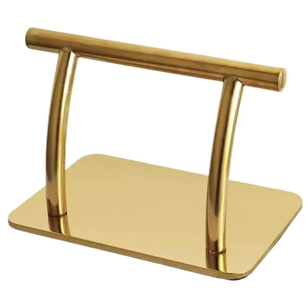 

Подставка для ног из нержавеющей стали, удобная педаль, мобильная подставка для ног, аксессуар для салонного кресла, эргономичный дизайн, устойчивая, универсальная