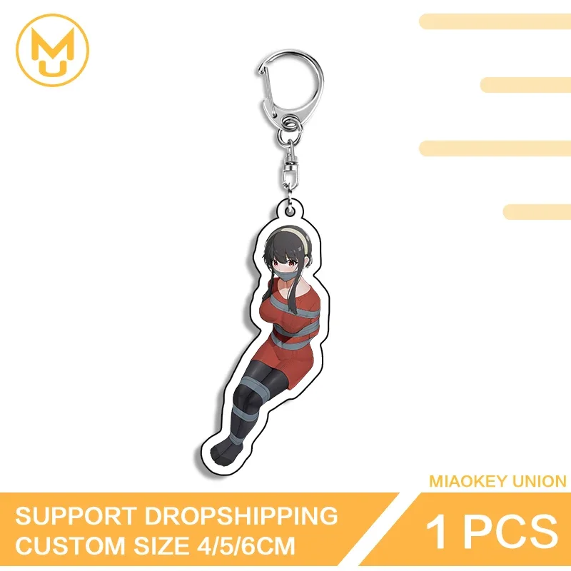 Yor Forger Alluring Binding High Quality Rotundity Acrylic Keyring Monstrous Hot Selling Accessories Suitable For Back To School