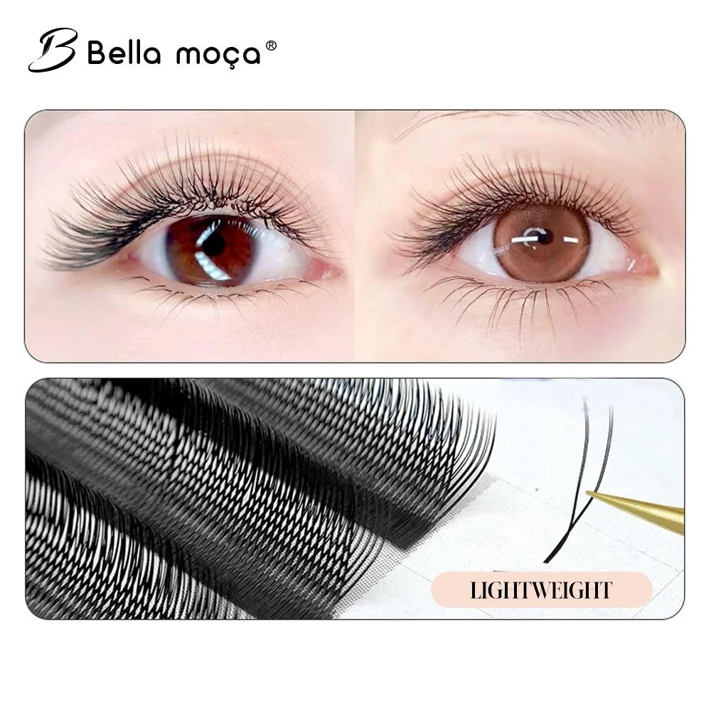 Bella moça U على شكل YY 3D 4D 5D 6D رمش تمديد YY جلدة سوبر لينة موازية مسبقة الصنع مروحة جلدة C/D/M حليقة أدوات ماكياج #3