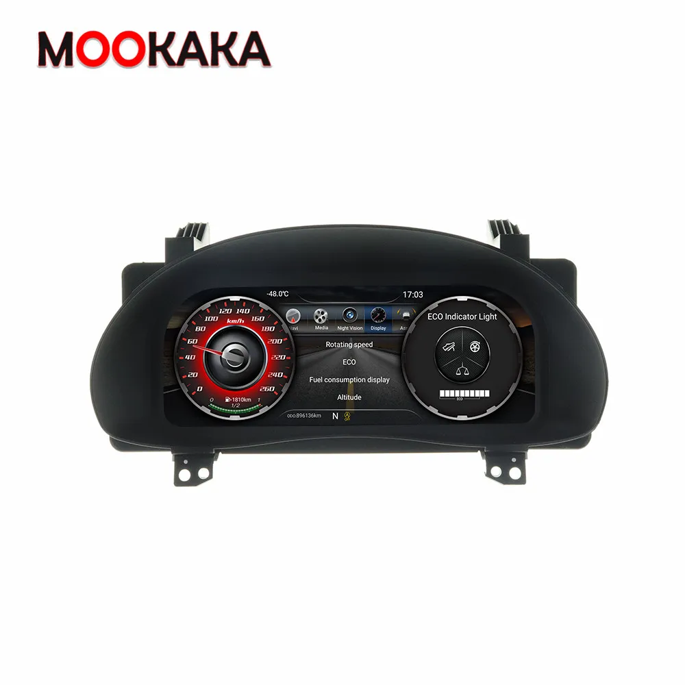 For Toyota Corolla  Digital Dashboard Panel Virtual Instrument Cluster CockPit LCD Speedometer GPS Navigation 12.3“