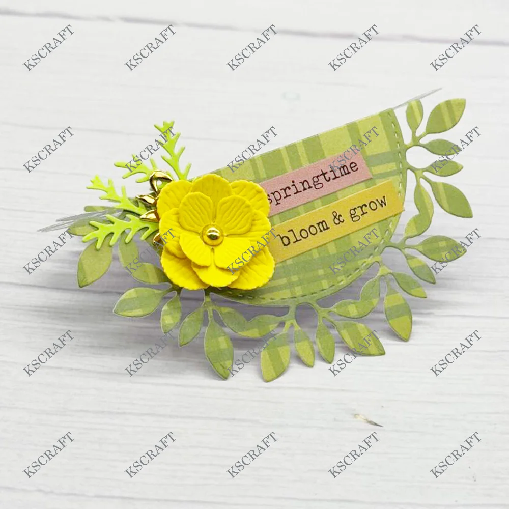 KSCRAFT Leaf Doily Cutting Dies Stencils for DIY Scrapbooking Decorative Embossing DIY Paper Cards