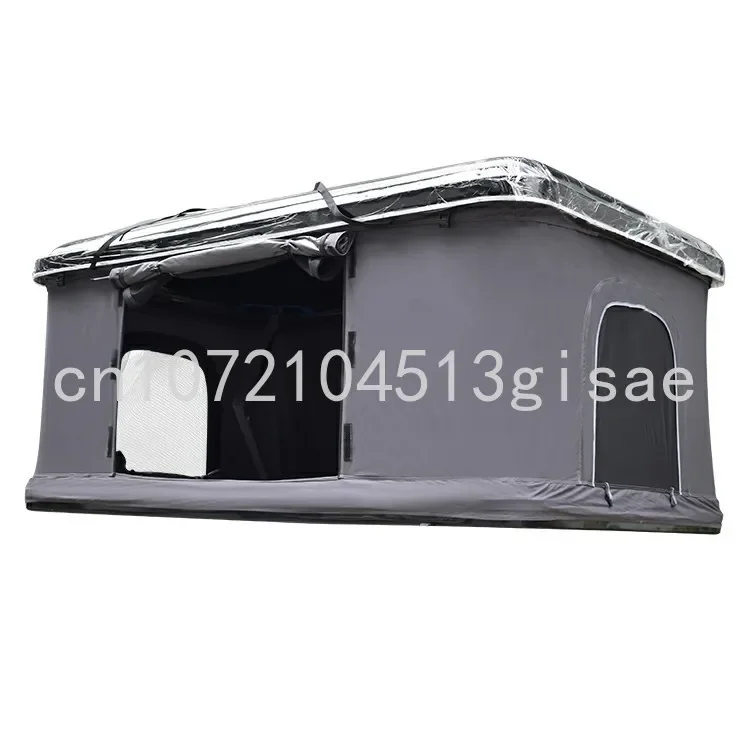 

Outdoor Travel 4x4 Canvas Hard Shell Foldable Removable Retractable Sleeping 3 Persons Camping Car Rooftop Shade Tents//