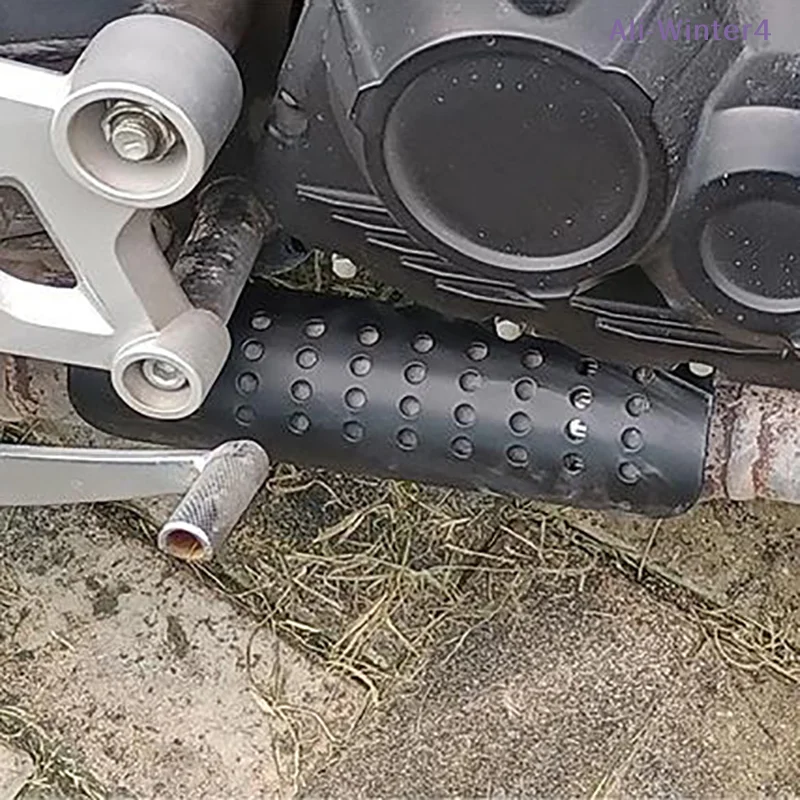 

【Winter4】Universal Motorcycle Exhaust Pipe Heat Shield Cover Muffler Protector Guard Moto Accessories Fit For Motorcycle