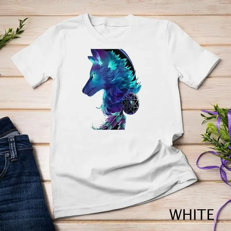 Wolf Dream Catcher T Shirt Unisex T shirt
