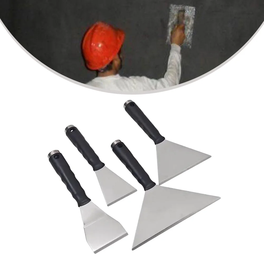 

Extendable Smoothing Trowel Stainless Steel Scraper Retractable Rod For Masonry Construction Tools Plaster Trowel