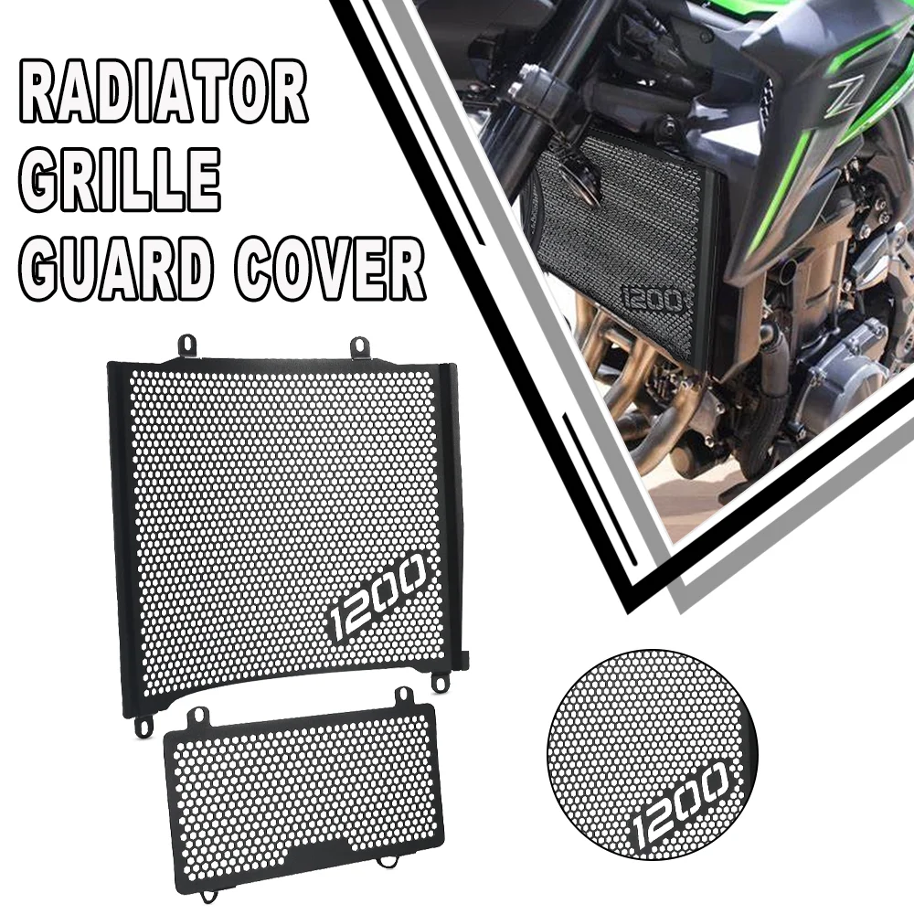 

ZZR 1200 ZX12 Motorcycle Accessories Radiator Grille Cover Guard Protection For Kawasaki ZZR1200 / ZX-12 2002-2006 Oil Cooler