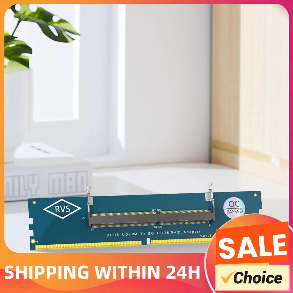

Laptop SO DDR5 RAM To Desktop DDR5 U-DIMM Adapter Overcurrent Protection DDR5 SO-DIMM Gaming Laptop RAM Memory Module