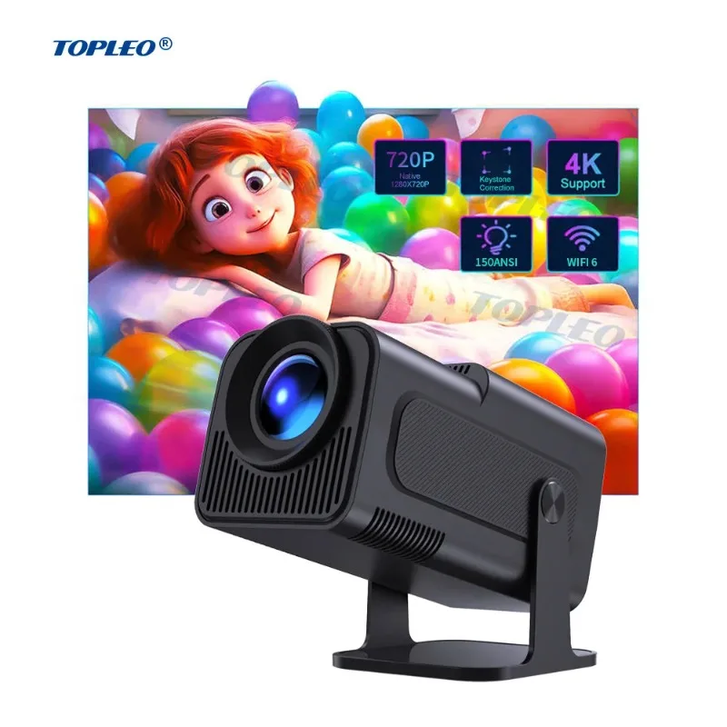 HY320 جهاز عرض صغير محمول 4K فائق الوضوح للاستخدام المنزلي، إسقاطات الحائط، غرف المعيشة، المصنع المباشر OEM عبر الحدود #6