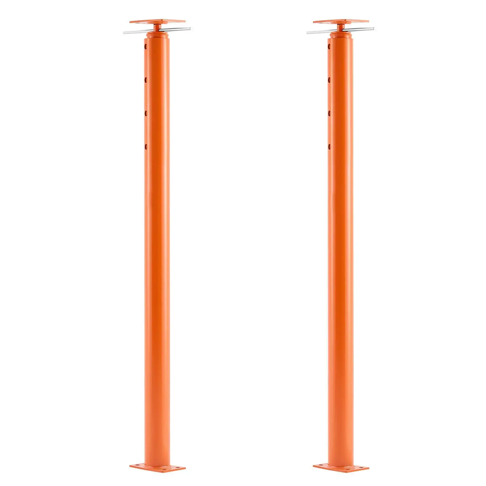 House Floor Jack Posts 2 Pack 54 To 150 Inch Adjustable Height 11200 Lbs Heavy Duty Steel Telescoping Support Poles For Basement for leveling for temporary Beam Support