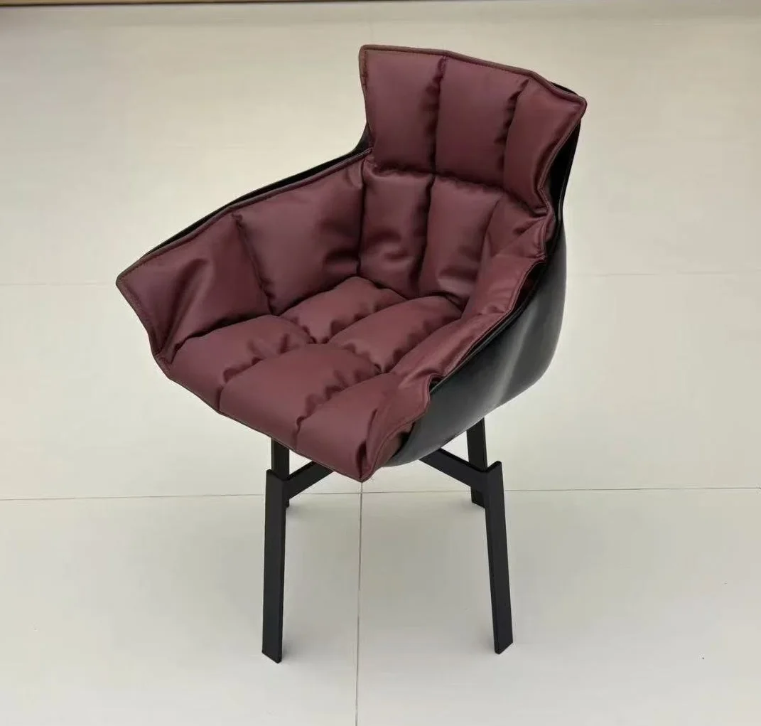 Modern Home Office Dining Chair Fabric Leather for Living Room Bedroom Apartment Hotel General Use Furniture