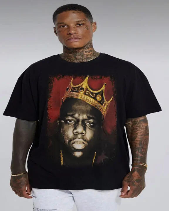 

THE NOTOURIOS B.I.G CROWN RAP HIPHOP T SHIRTS MEN'S SIZES