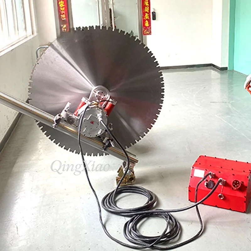 Customized Track Mounted High Frequency Concrete Wall Cutting Tool Old Building Demolition Wall Modification Foundation Cutting