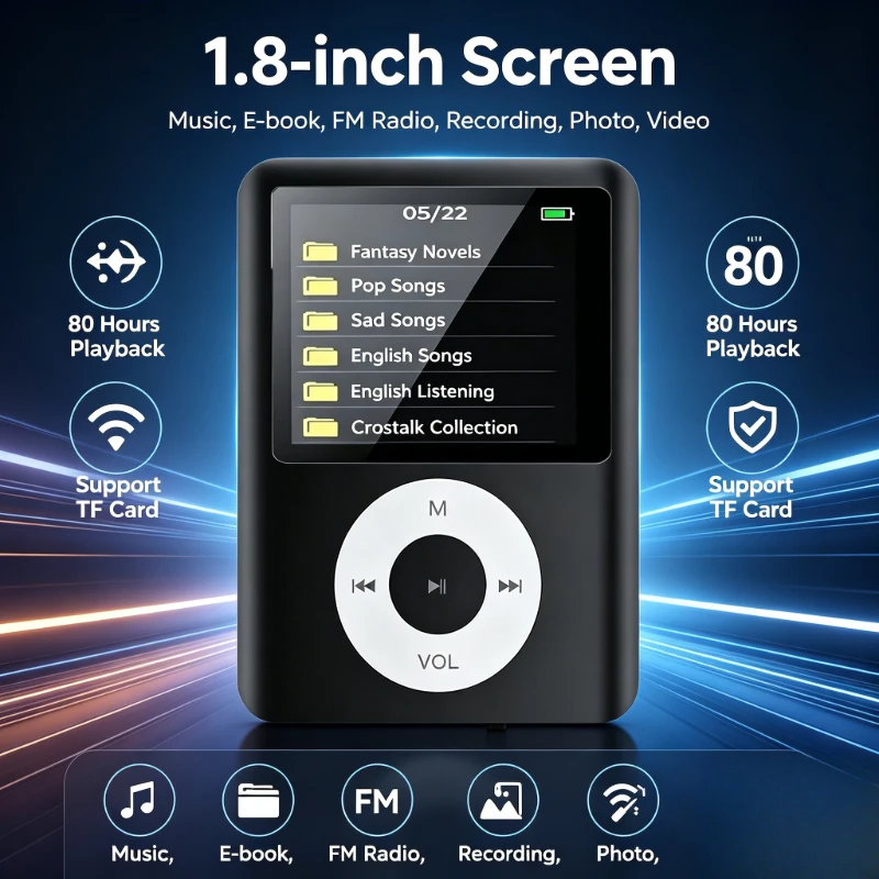

New N15 Voice Recorder HD Color Display USB Charging High Quality Lossless Recording Portable Digital Audio Recorder
