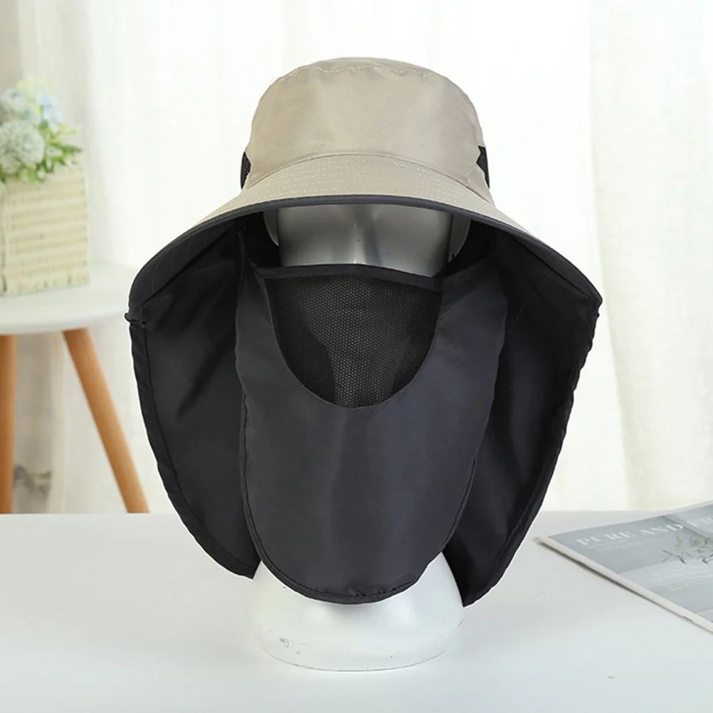

1pc Fisherman Hat Sun Protection Wide Brim Sun Hat Summer Outdoor Lightweight Uv Resistant Fashionable Cap Block