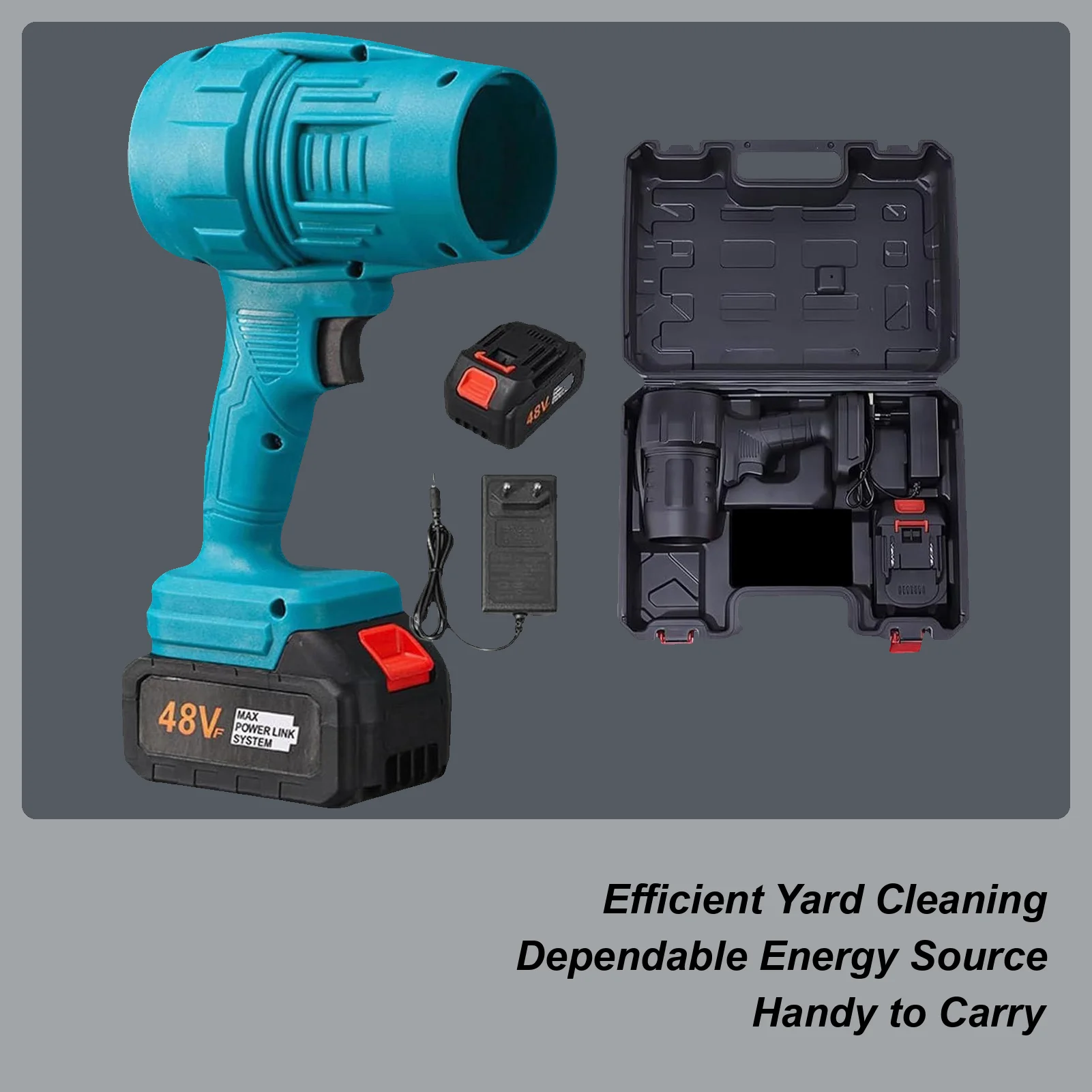 

Leaf Blower Cordless Powerful Turbo Duster Variable Speed Portable Leaf Blower With Battery And Charger For Driveway Garden Home
