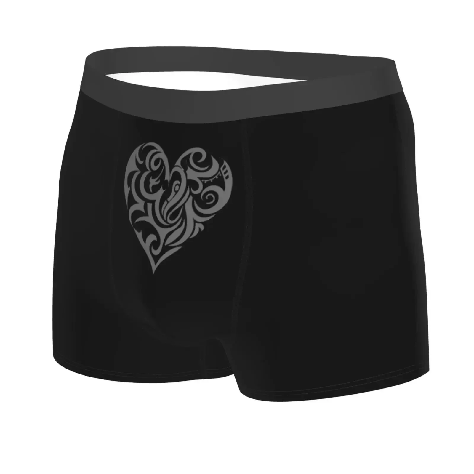 Heart Artistic Love Print Men Underwear Boxers Breathable Mens Boxershorts Men's Panties Underpants Man Boxers Briefs Trunks