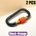 2pcs Black Orange
