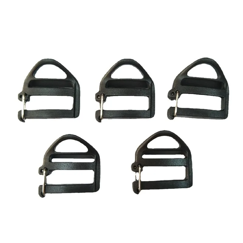 5/10/20pcs 25MM Plastic Mesh Buckle Hook Adjustable Backpack Buckle Black Quick Release Buckle for  Strap Strong Hardware tools