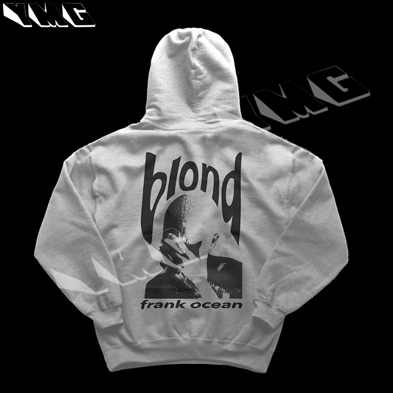 Rapper Frank Retro Graphic Hoodie Men Hip Hop Ocean Album Pullover Clothing Sweatshirt Y2k Unisex Blond Fashion Oversized Hooded