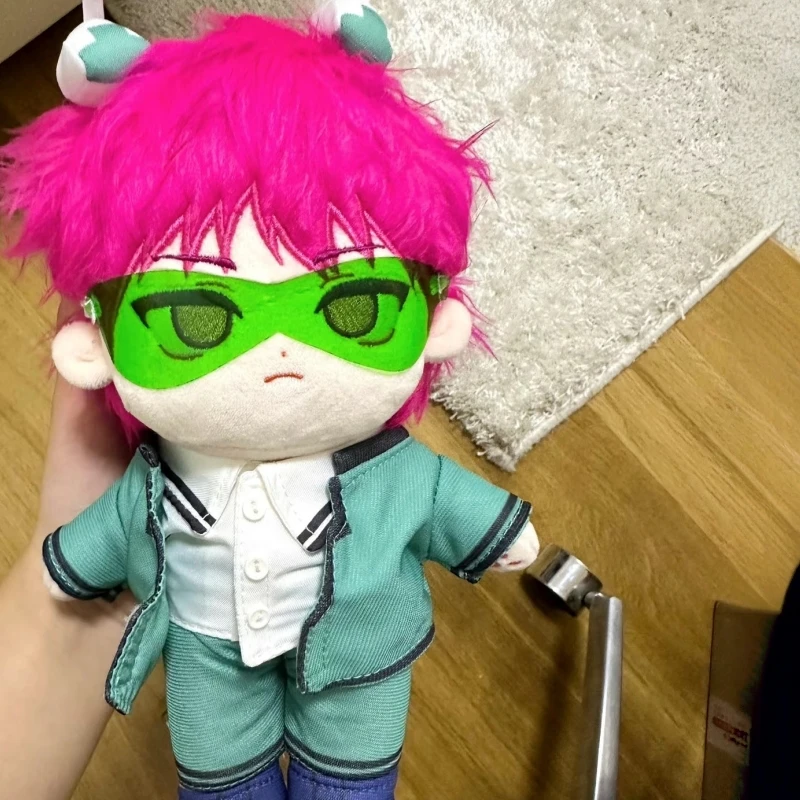 ตุ๊กตาซาอิคิ คุซึโอะ อนิเมะ ขนาด 20 ซม. ตุ๊กตาผ้ากำมะหยี่พร้อมเสื้อผ้า น่ารัก การ์ตูน ฟิกเกอร์ ตุ๊กตา ของขวัญวันเกิด วันคริสต์มาส สำหรับแฟนๆ