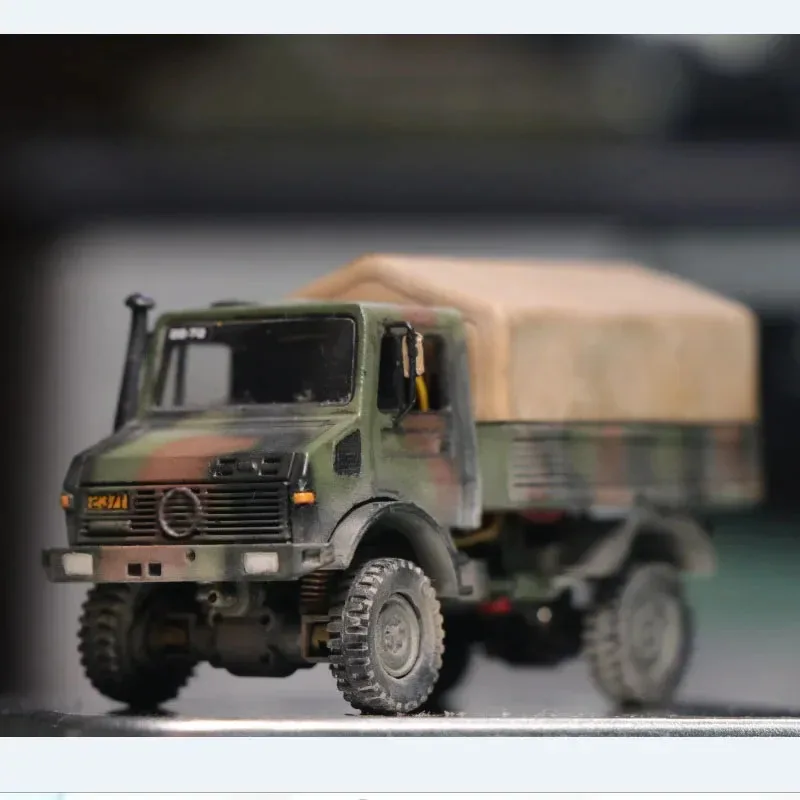 

Металлическая версия 1/87 Diy Kit 4x4 Статический сменный комплект для Unimog