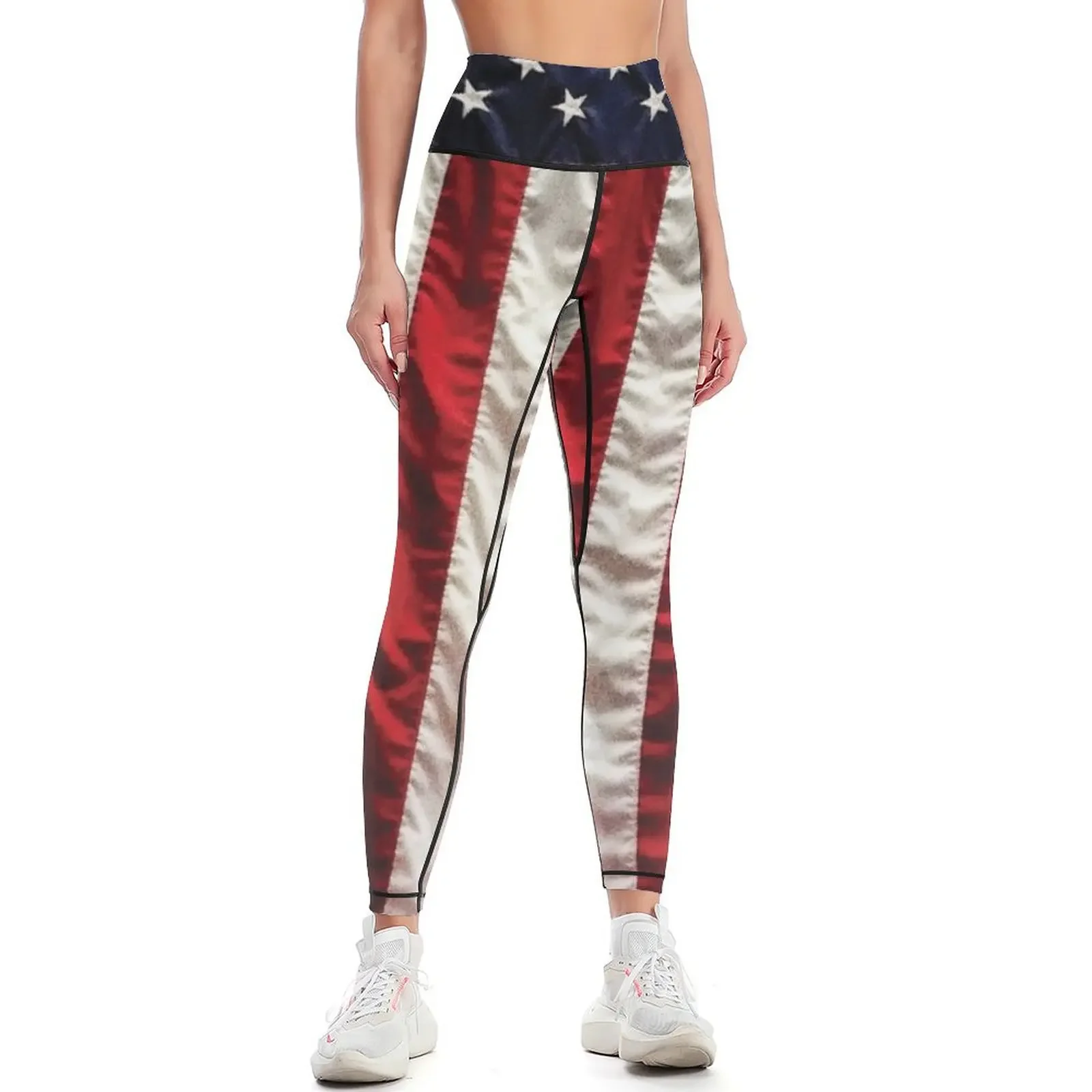

Red White and Blue Leggings sportswear woman gym 2025 sports for push up Fitness's gym clothes for fitness Womens Leggings
