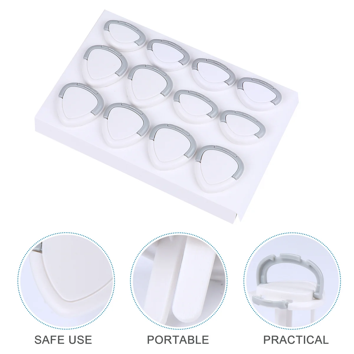 12 قطعة أغطية المقبس المقاومة للأطفال حماة منفذ سلامة الطفل غطاء المكونات الكهربائية الآمنة مقبس التوصيل يغطي غطاء المخرج