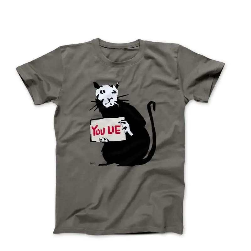 Banksy You Lie Rat Street Art T-shirt