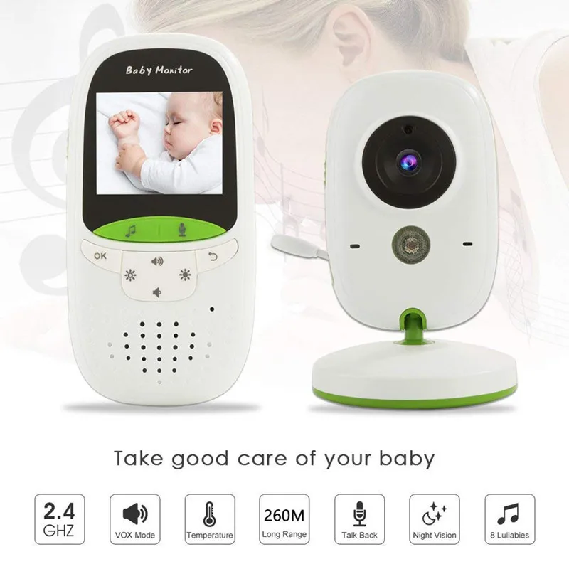 Baby  2 Inch  Video Camera with Night Vision Two-Way Talk Support Voice Activation Temperature ing Device