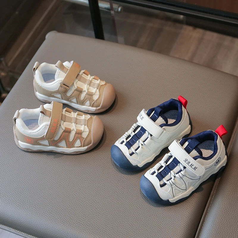 Boys Sports Shoes Toes Capped Soft Sole Girls Casual Shoes Non-slip Trendy 2026 Brand New Children Tennis Shoes Comfortable