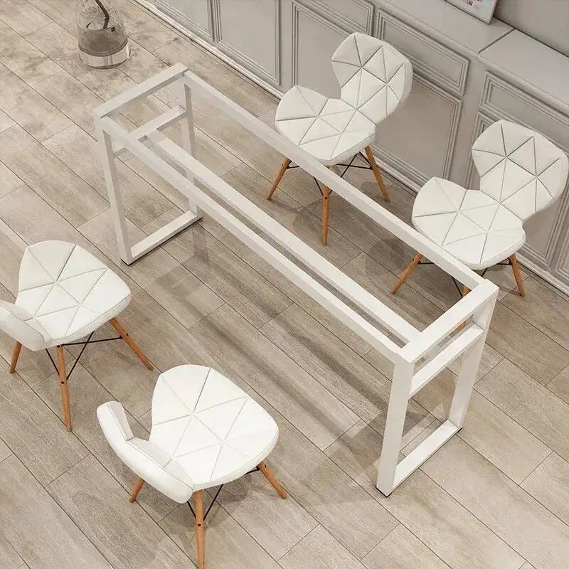 

Manicure Nail Professional Manicure Tables Simple Modern White Nail Tables Living Room Mesa Manicura Salon Furniture MR50NT