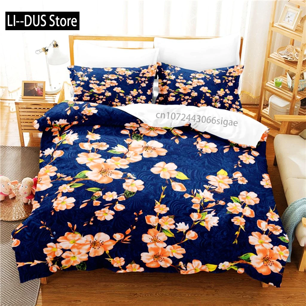 

Floral Bedding Set Duvet Cover Set 3d Bedding Digital Printing Queen Size Bedding Set Fashion Design