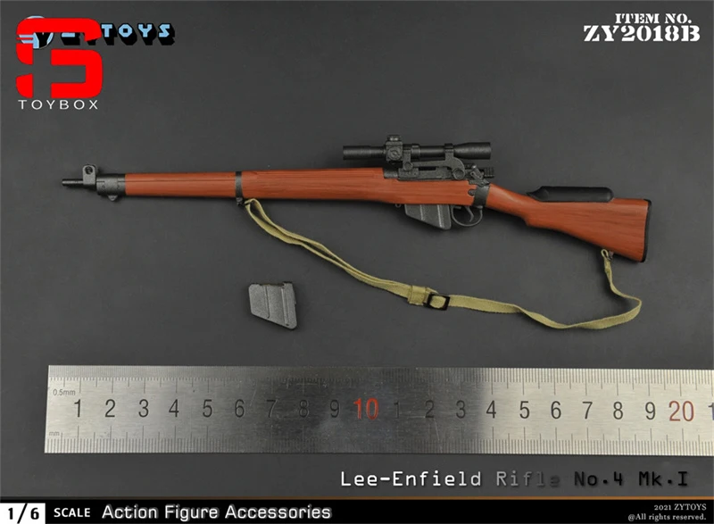ZYTOYS ZY2015-ZY2019 1/6 Sniper Rifle 98K Type 99 M1 Garand NO4MKI