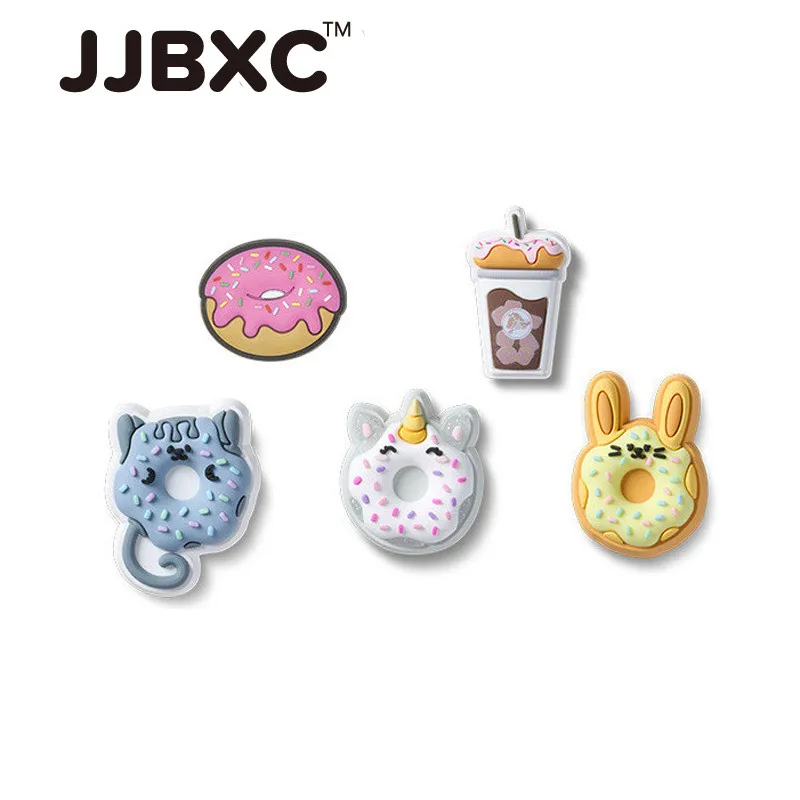 

JJBXC CHARM пряжка для обуви аксессуары для обуви милые пончики DIY модная обувь аксессуары подходят для кроссовок