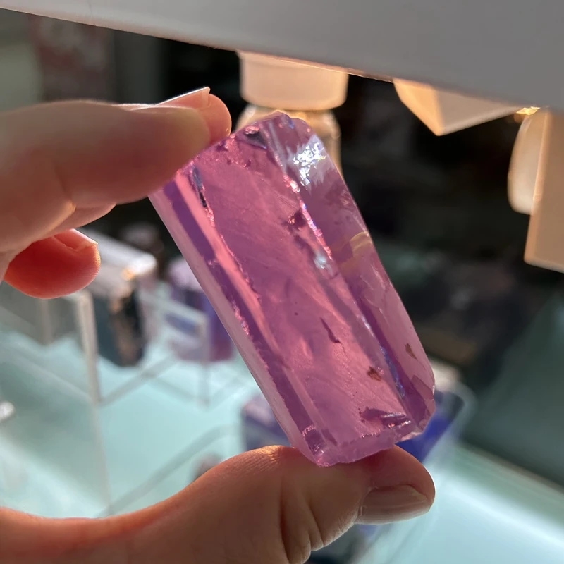 

Cubic Zirconia Gems Raw Material Synthetic Colour Change Uncut Zircon Rough Stone Loose for DIY Jewelry Making