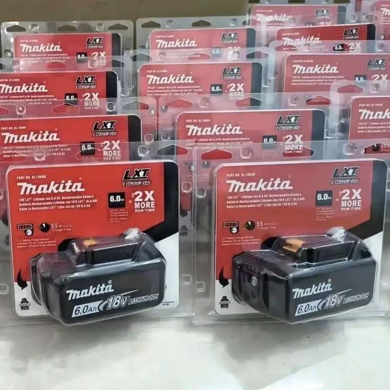 

Оригинальная батарея Machita 6 Ач (совместима с аккумуляторами Machita 18 В BL1830B, BL1850B, BL1850B1840, BL1860, BL1815), замена литиевой батареи