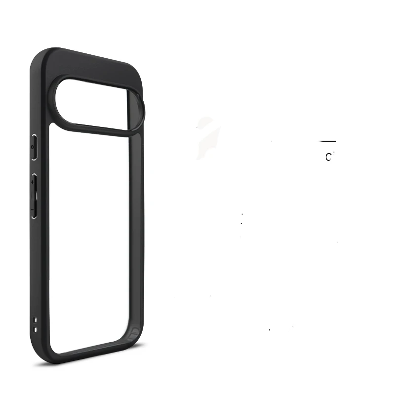 Untuk Google Pixel 10 Pro Casing Penutup Google Pixel 10 Pro XL Capa Tahan Benturan Bingkai Hitam Belakang Transparan Bening Fundas Pixel 10 Pro