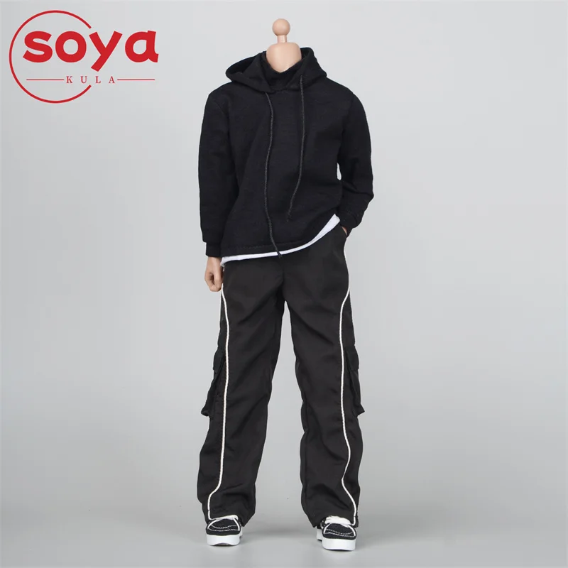 ألعاب الفلفل الحار 1/6 سترة نسائية بنمط وظيفي واسعة الساق برباط ملابس نموذج مناسب 12 بوصة دمى جسم على شكل جندي #4